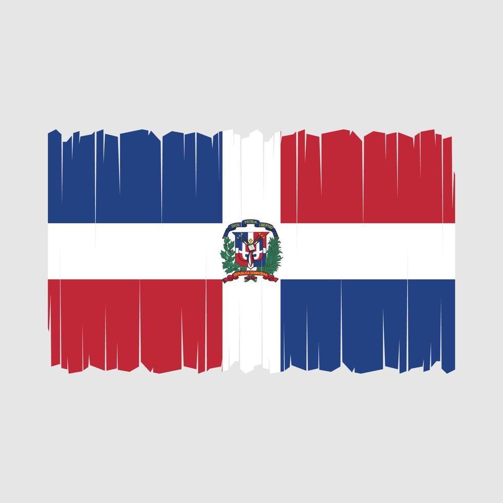 Dominican Republic Flag Vector