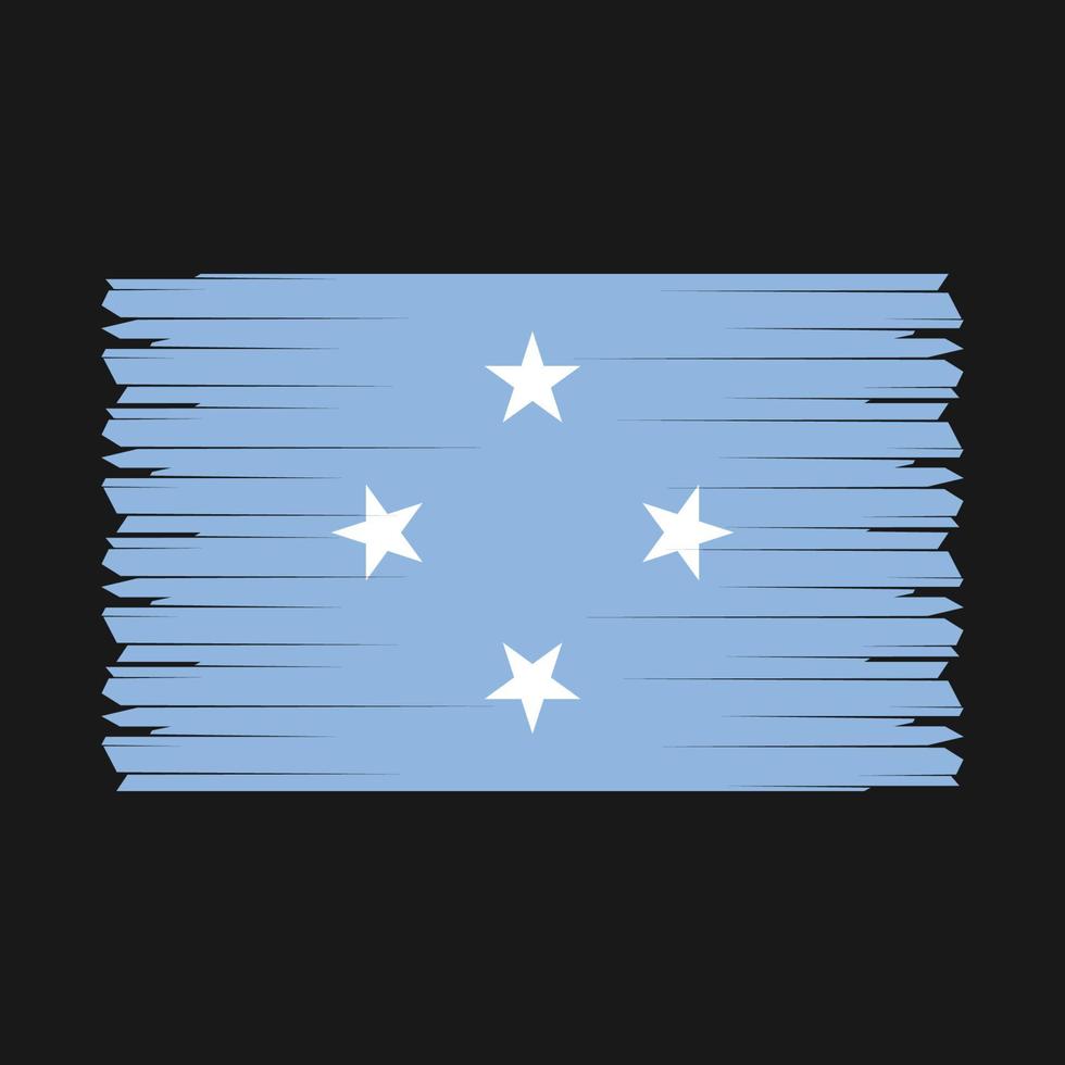 Micronesia Flag Vector