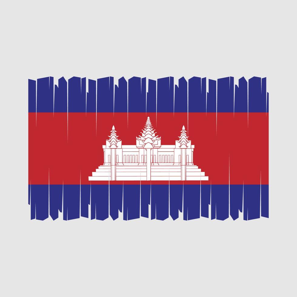 Cambodia Flag Vector