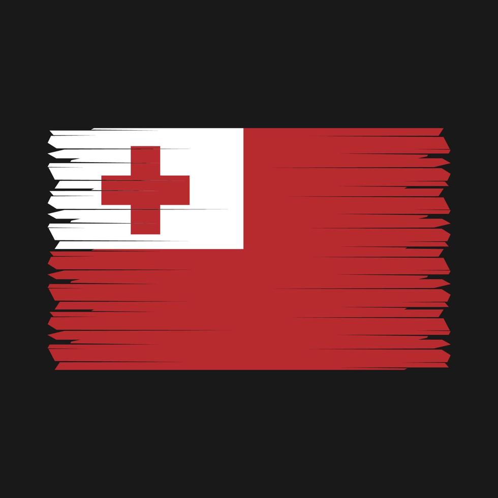 vector de bandera de tonga