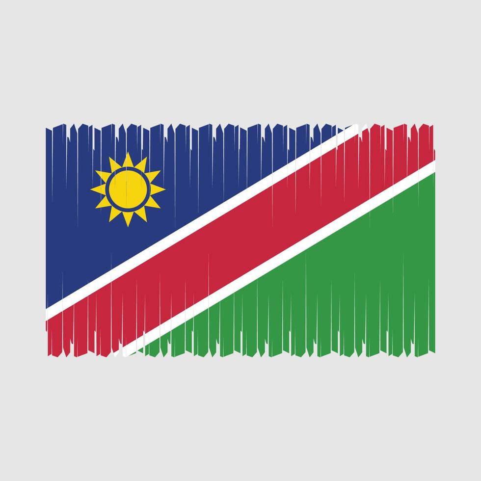 Namibia Flag Vector Illustration