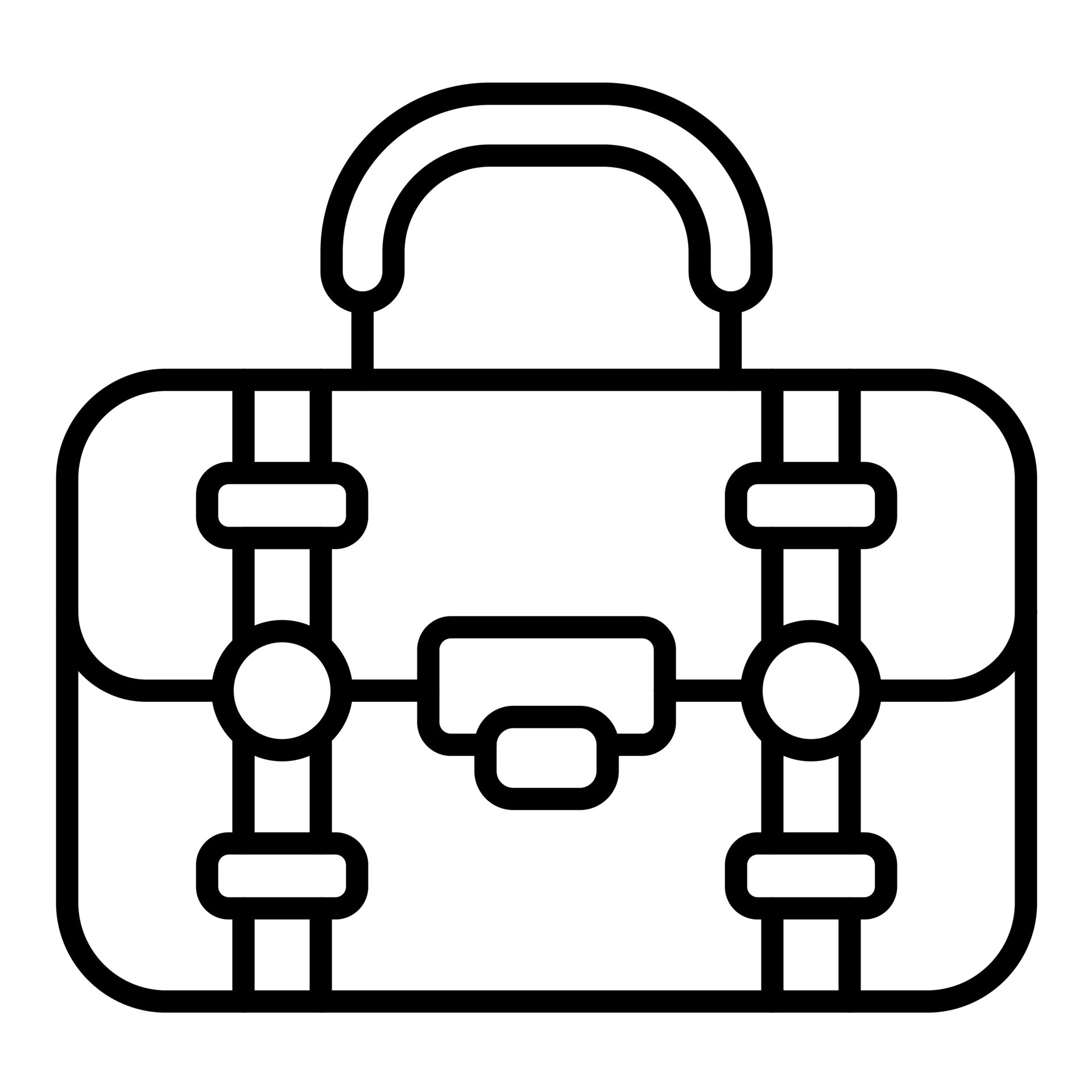 Briefcase vector icon 21727333 Vector Art at Vecteezy