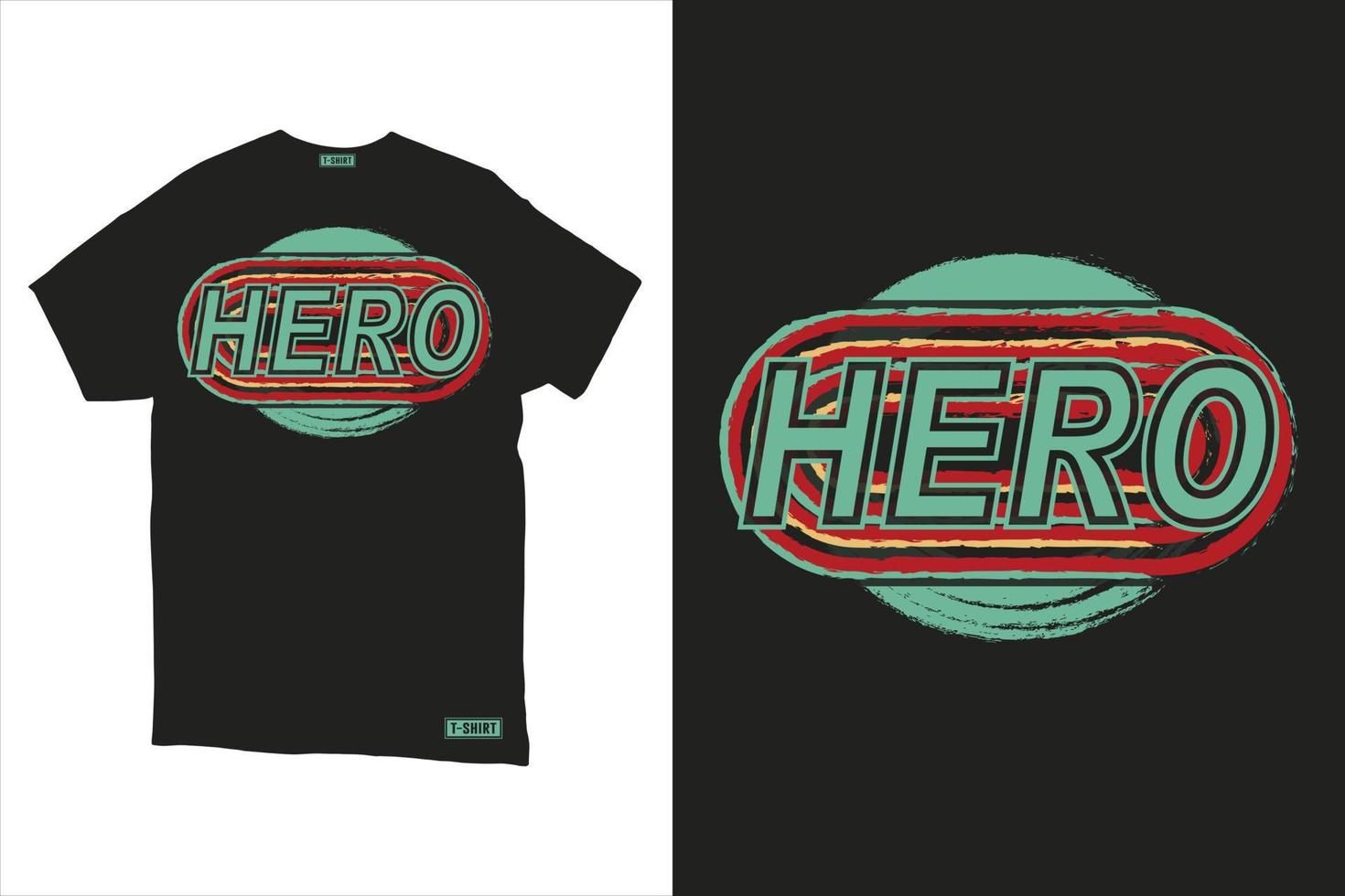 Typography t-shirt design template with grunge vector