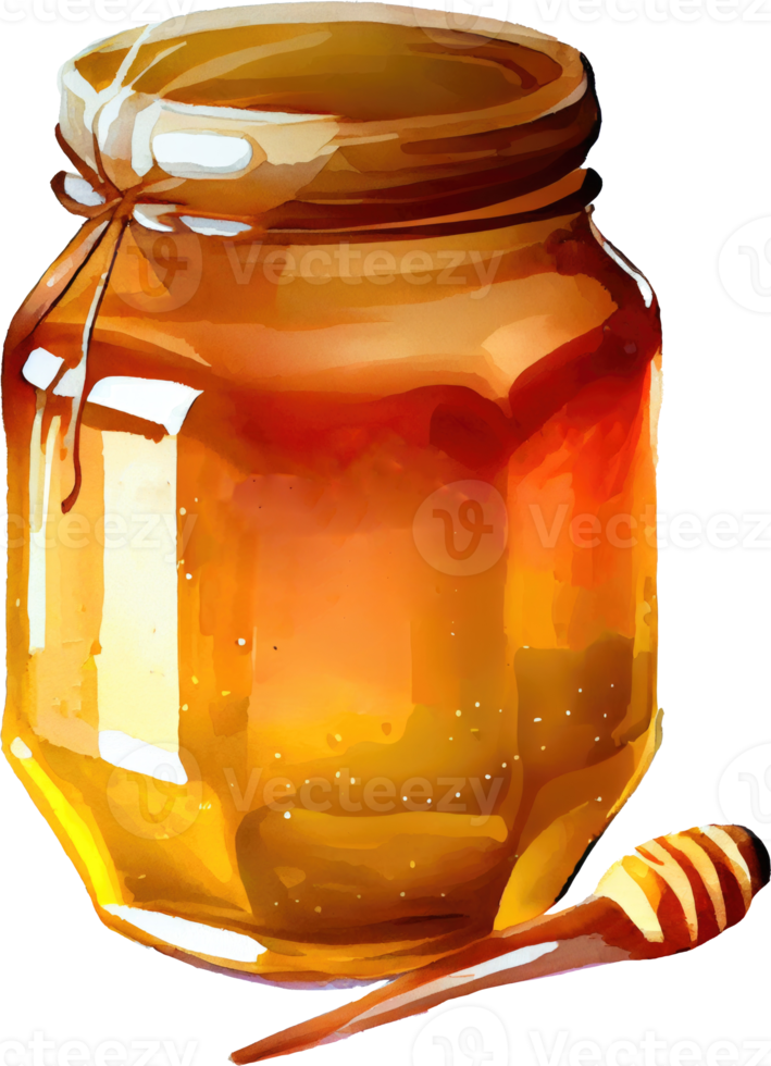 Free tarro de miel de acuarela 21727447 PNG with Transparent Background