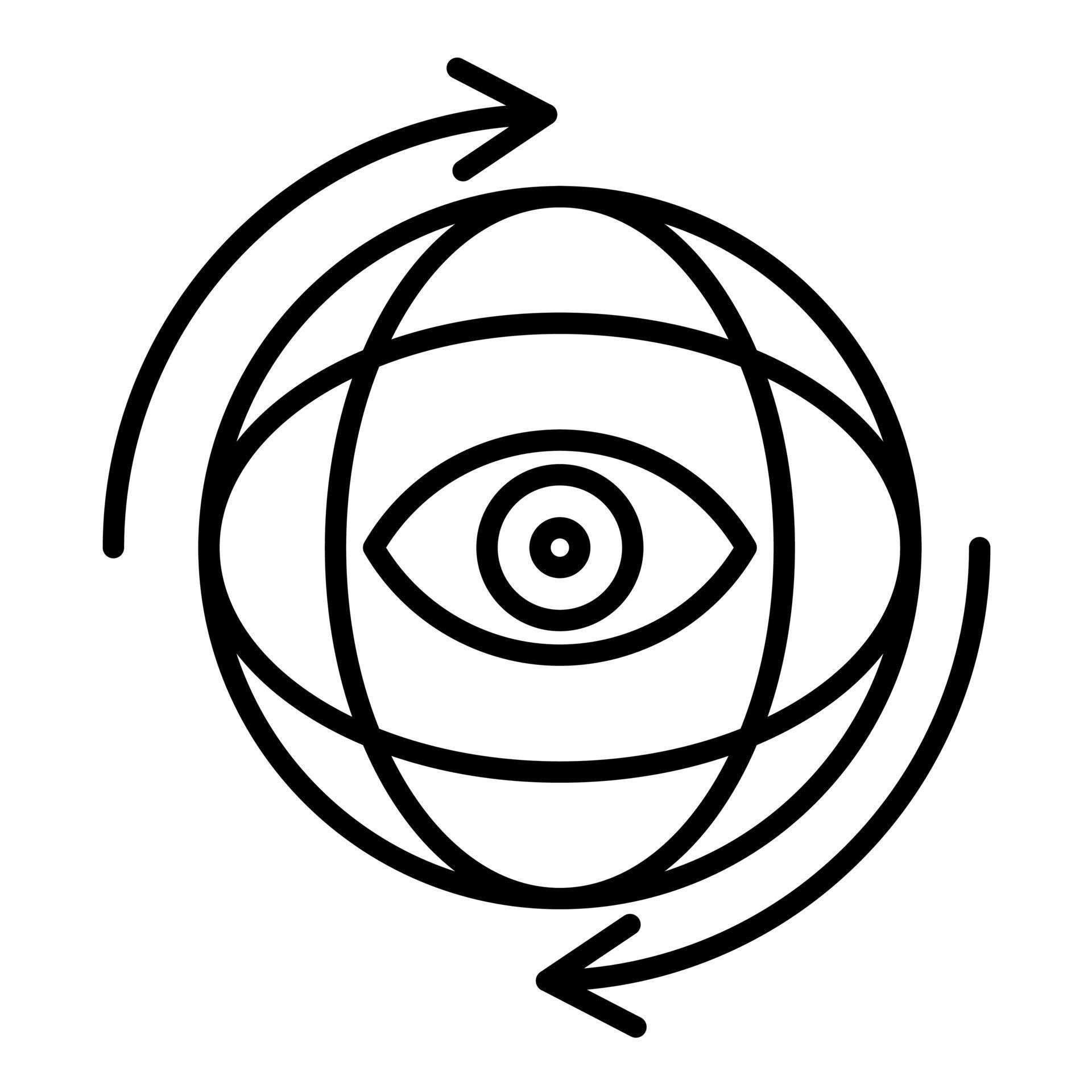 Sphere View vector icon 21727477 Vector Art at Vecteezy