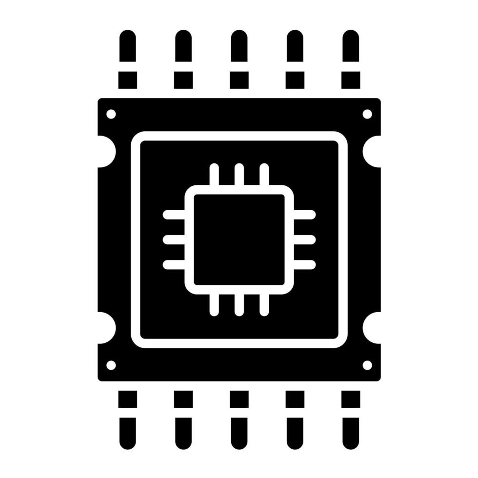 Microprocessor vector icon 21727496 Vector Art at Vecteezy