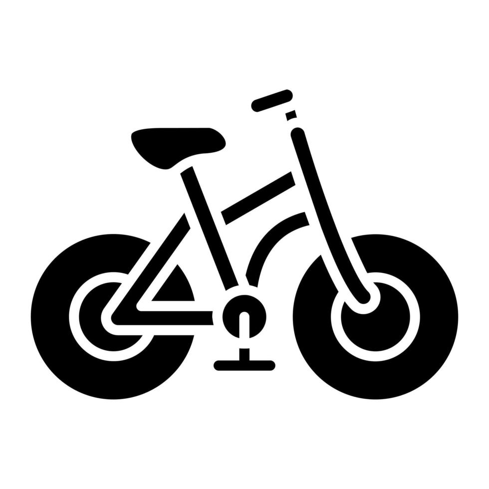 icono de vector de bicicleta