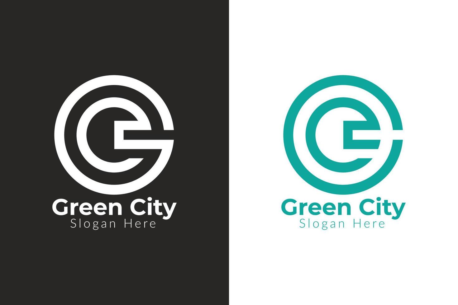 G C LOGO TEMPLATE vector