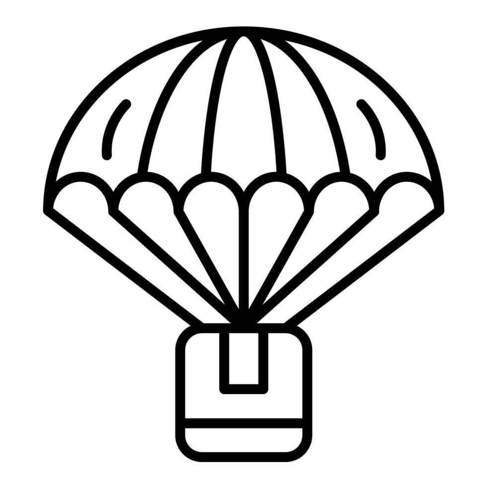 Parachute vector icon