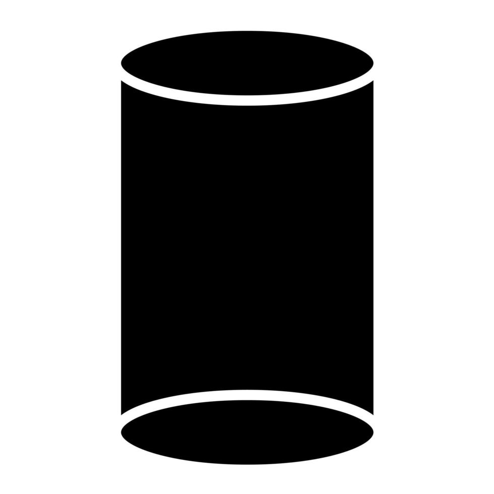 Cylinder vector icon
