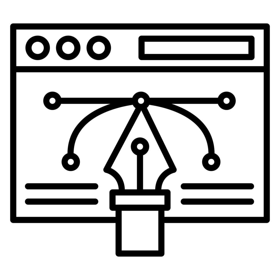 web vector diseño vector icono