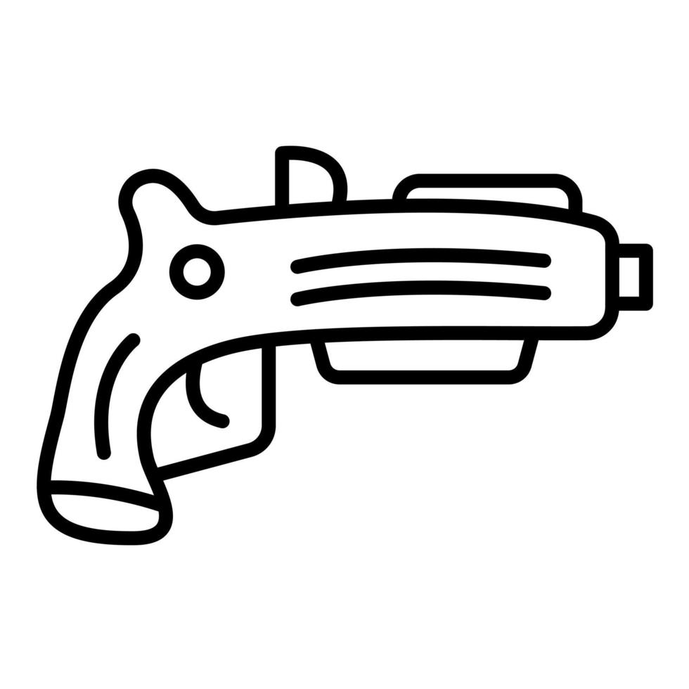 pirata pistola vector icono