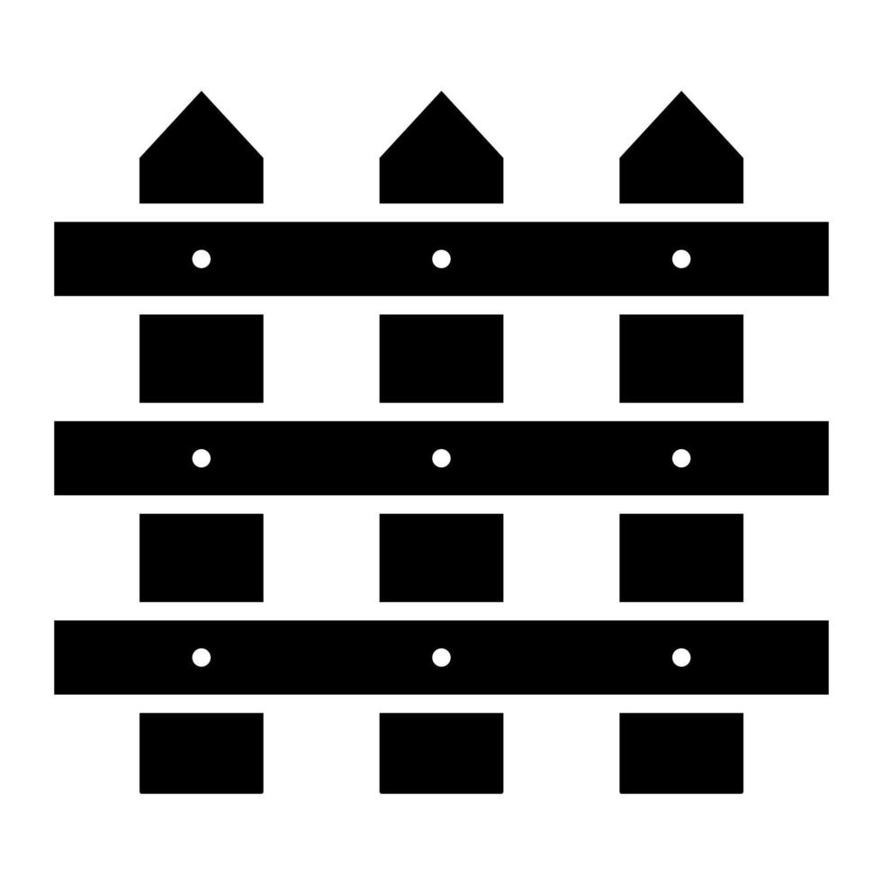 Fence vector icon