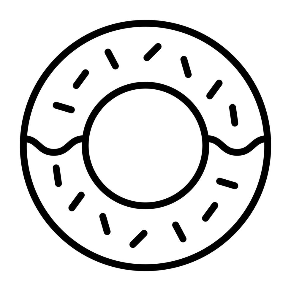 Donut vector icon