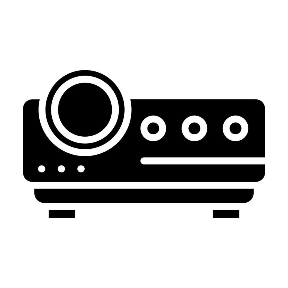 vídeo proyector vector icono