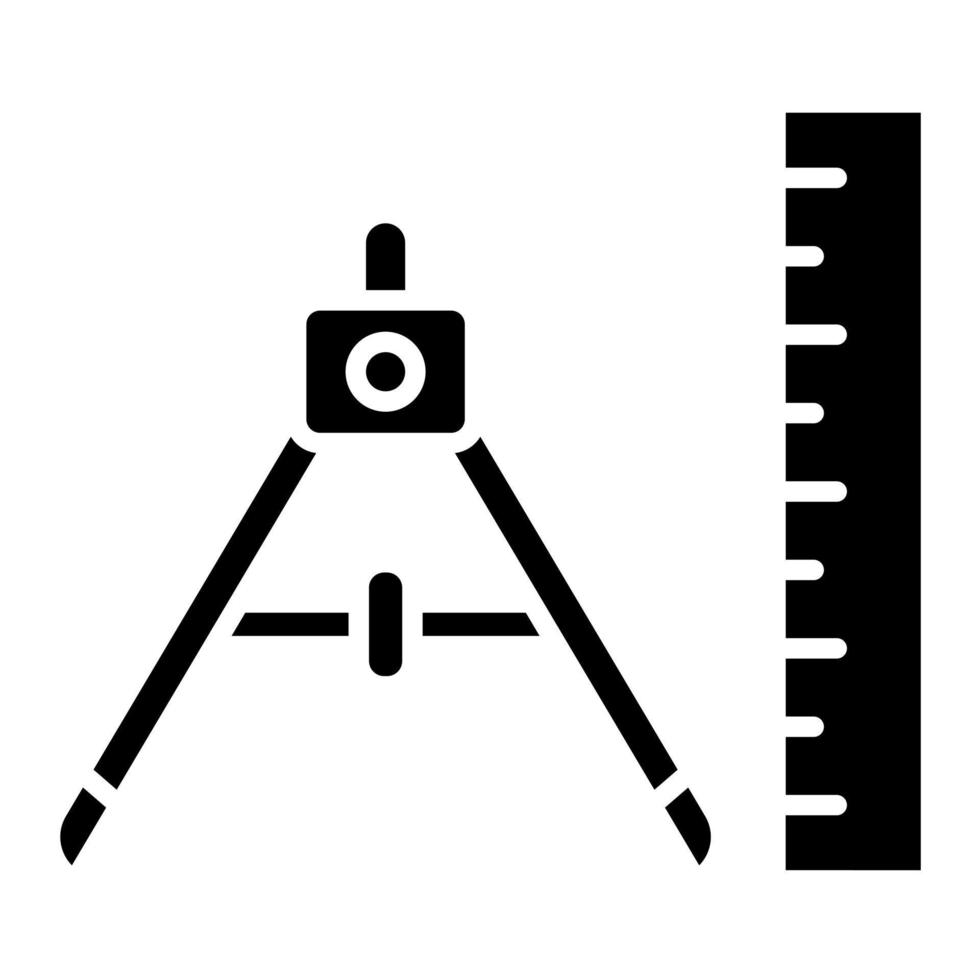 icono de vector de herramientas de geometría