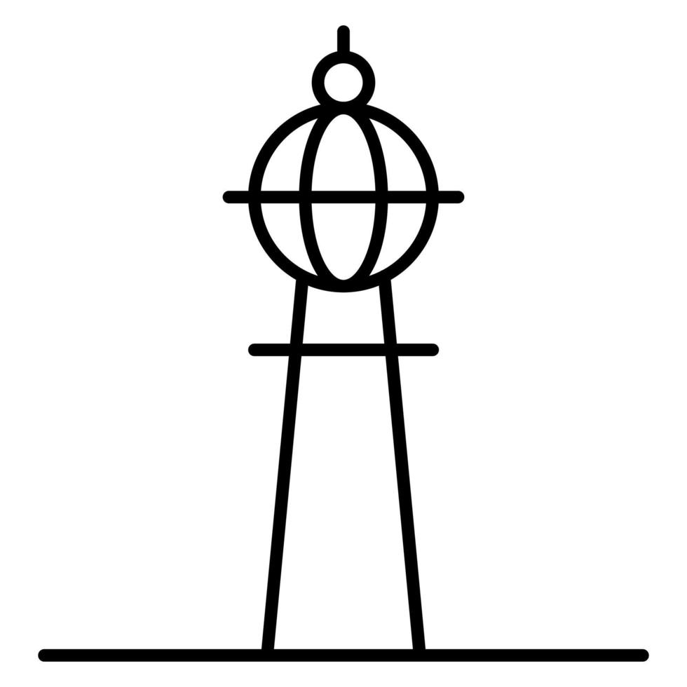 fernsehturm Berlina vector icono