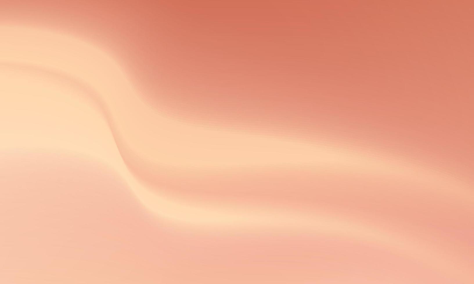 abstract wavy gradient orange modern wallpaper background vector