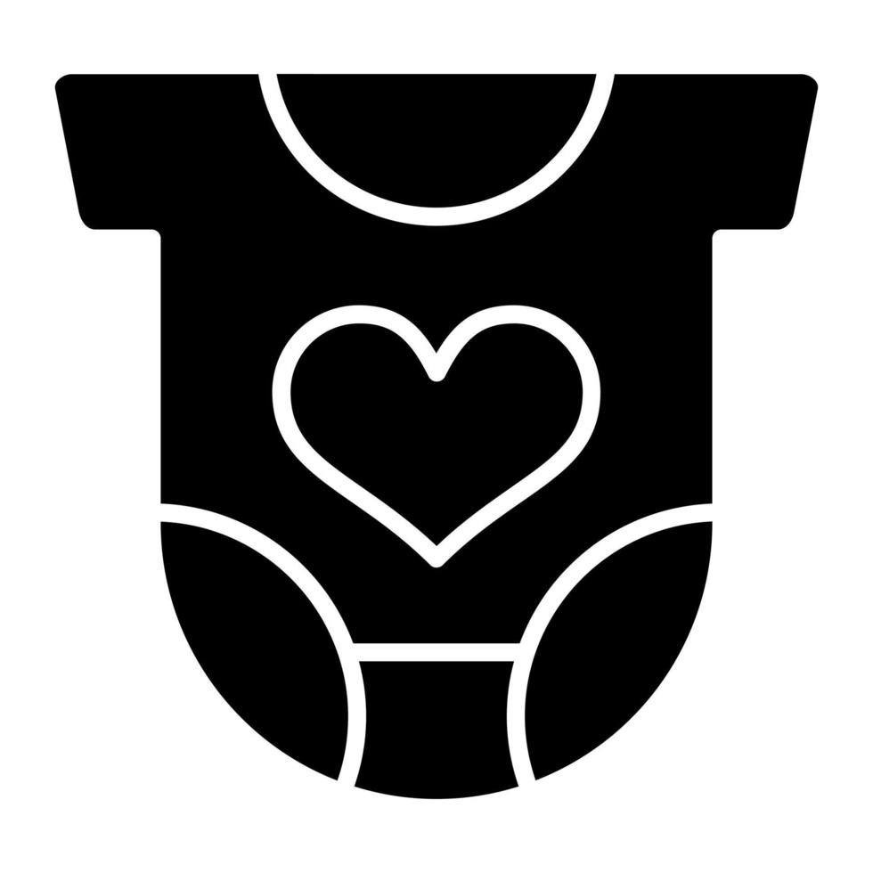 Baby Clothes vector icon