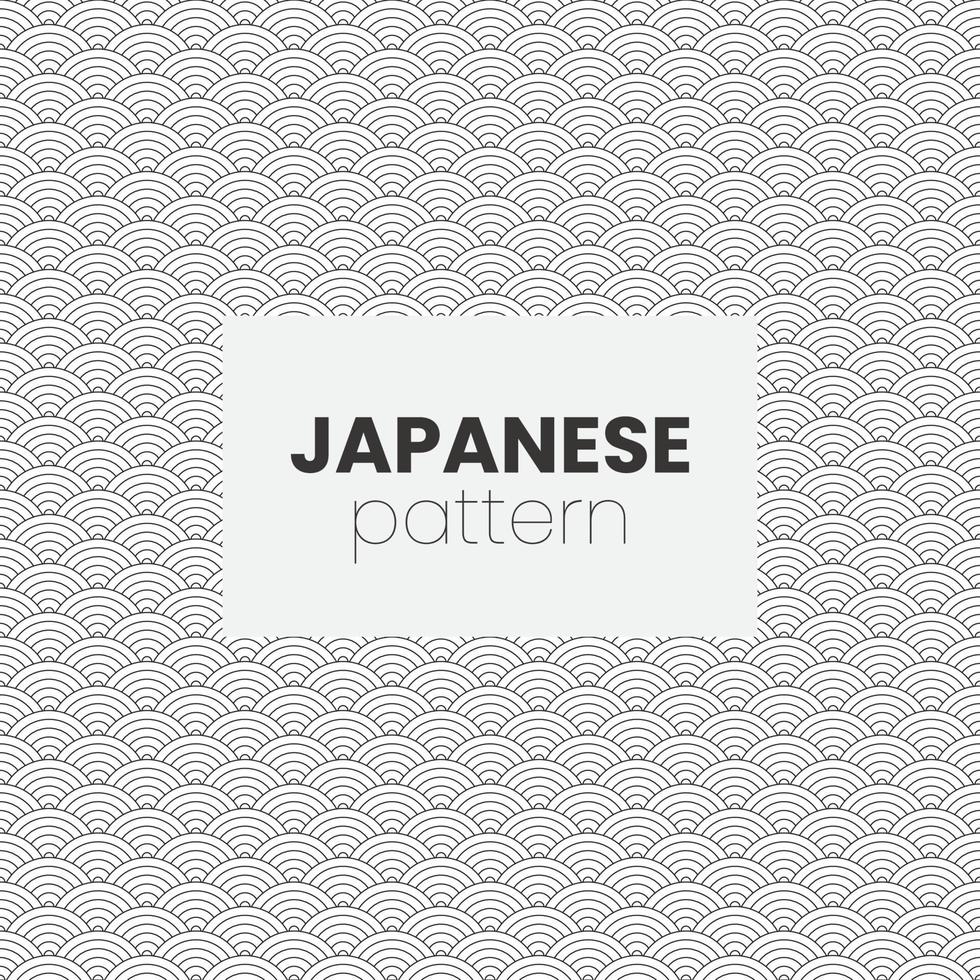 Japanese seamless pattern vector