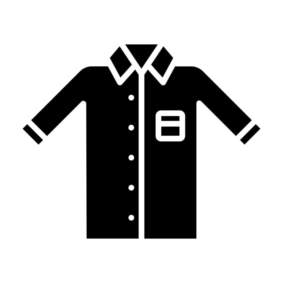 icono de vector de camisa