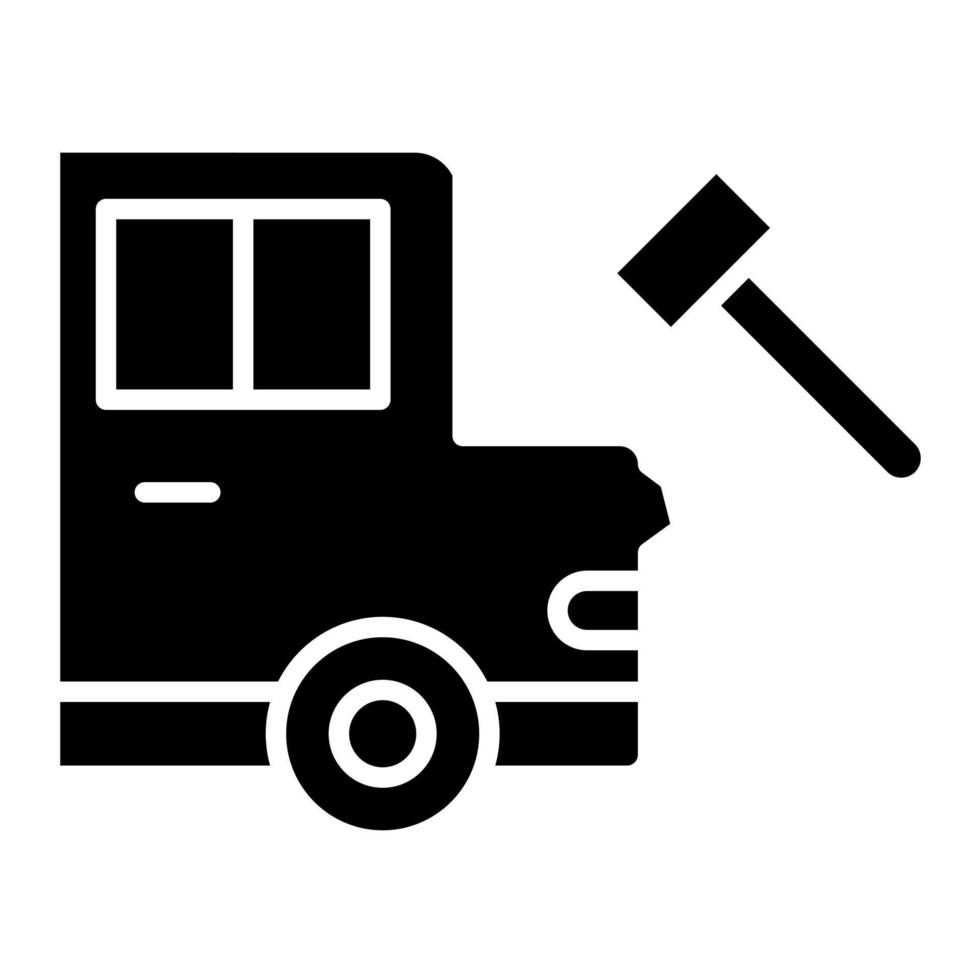 Car Body Repair vector icon