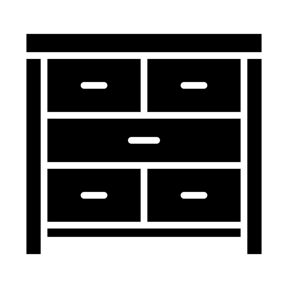 Drawer Table vector icon