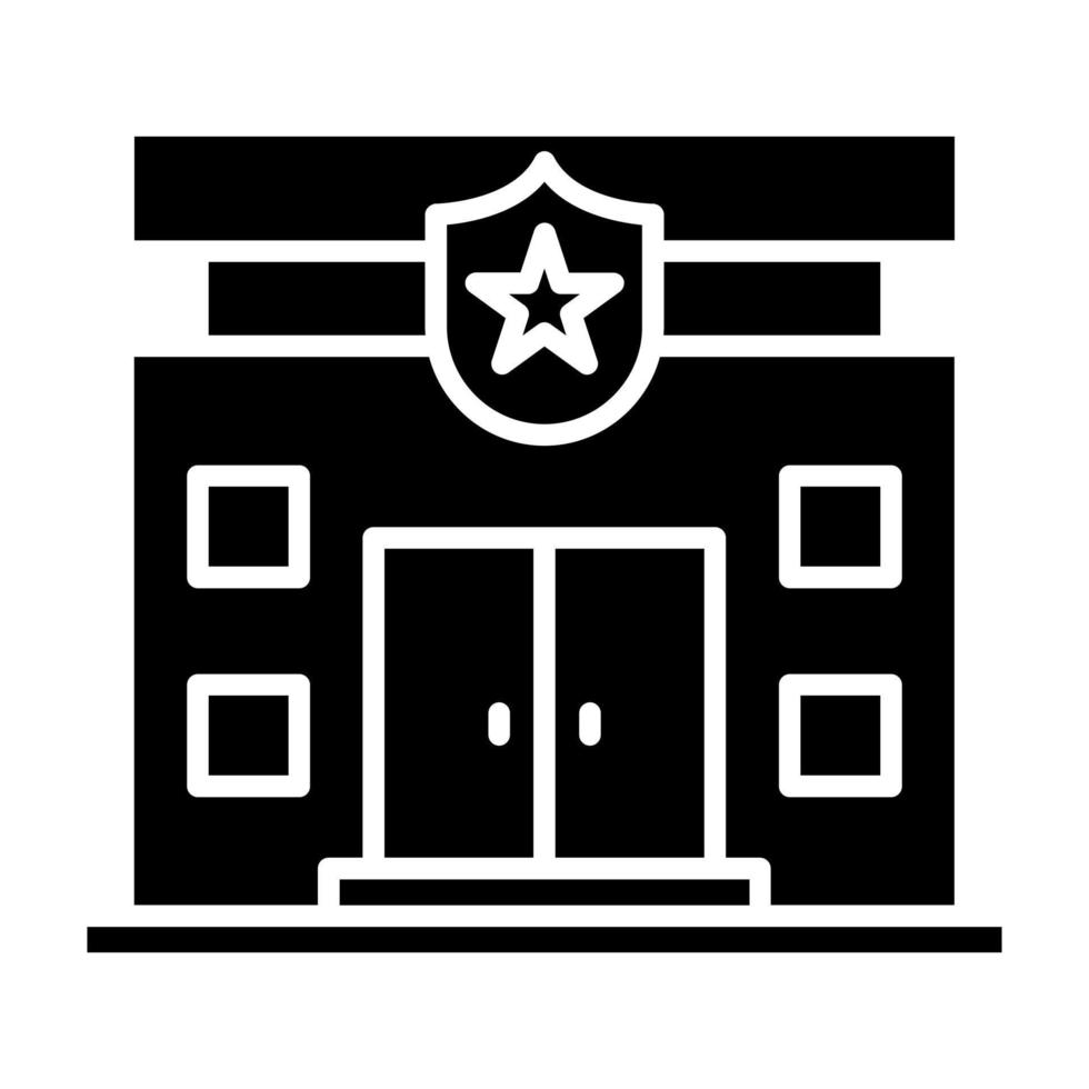 Police Station vector icon