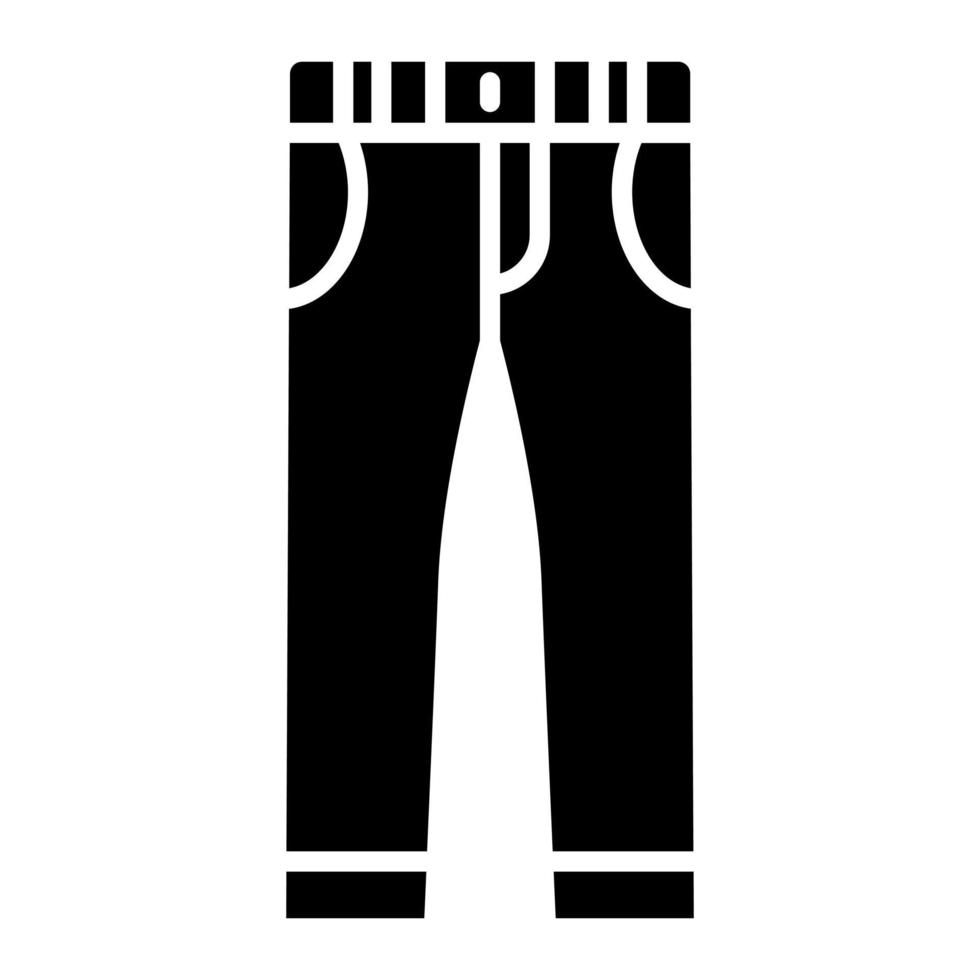 icono de vector de pantalones