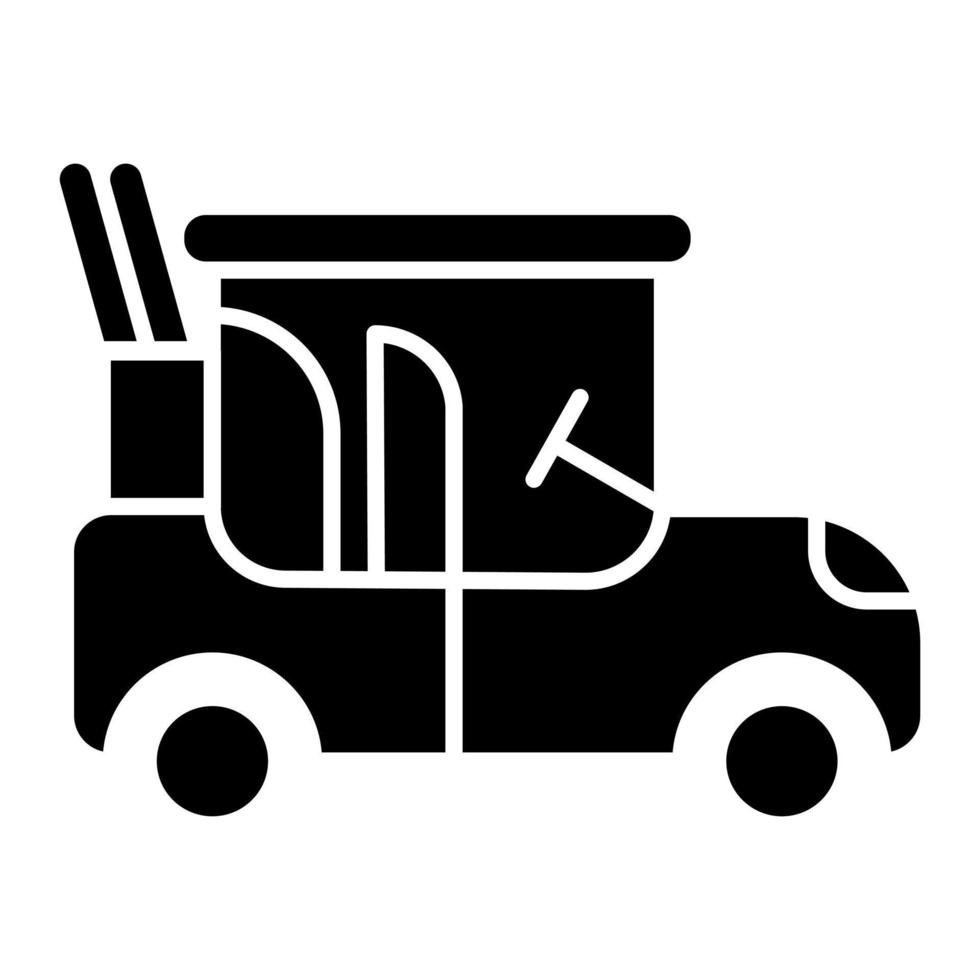 Golf Cart vector icon