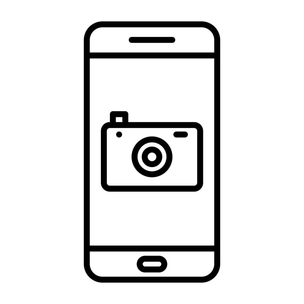 Phone Camera vector icon
