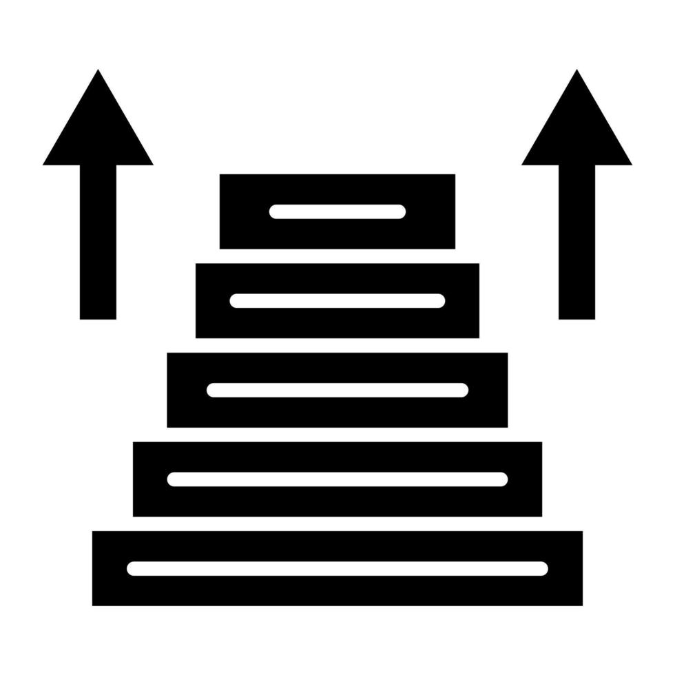 Stairs vector icon