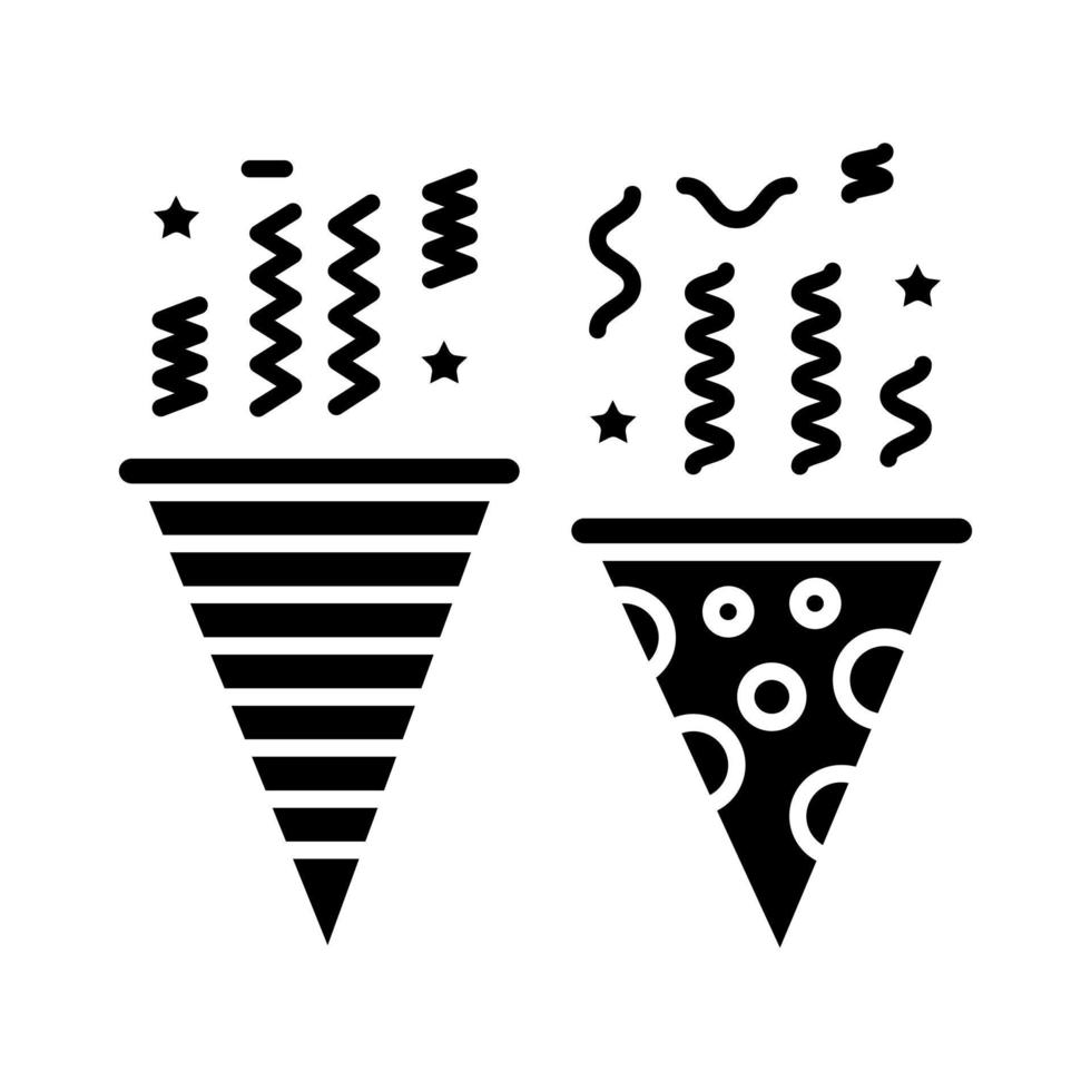 Confetti vector icon