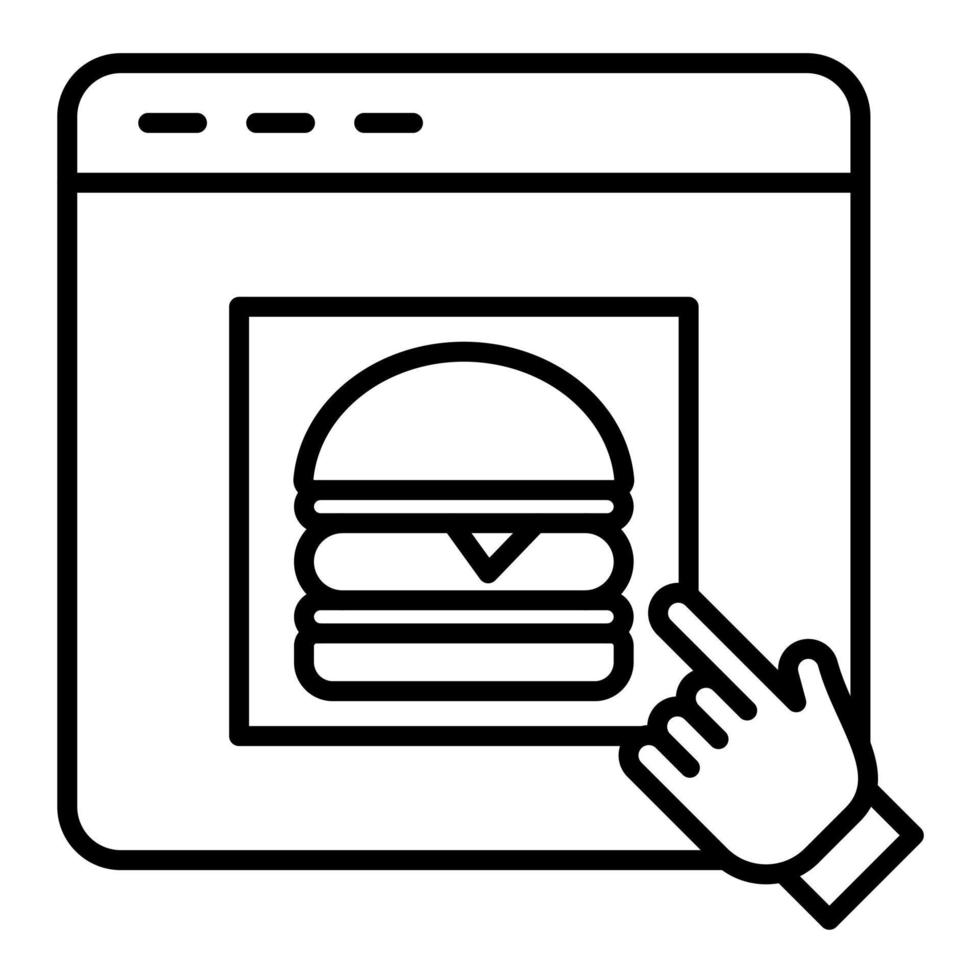 Online Order vector icon