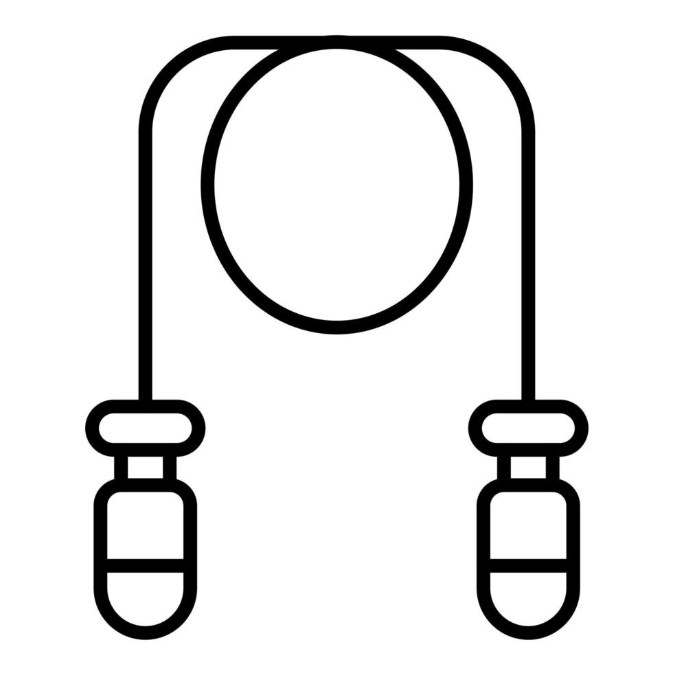 Jumping Rope vector icon