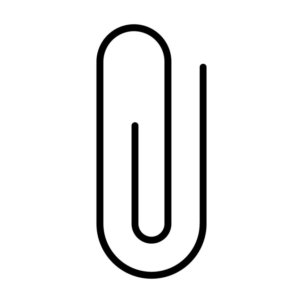 Paperclip vector icon
