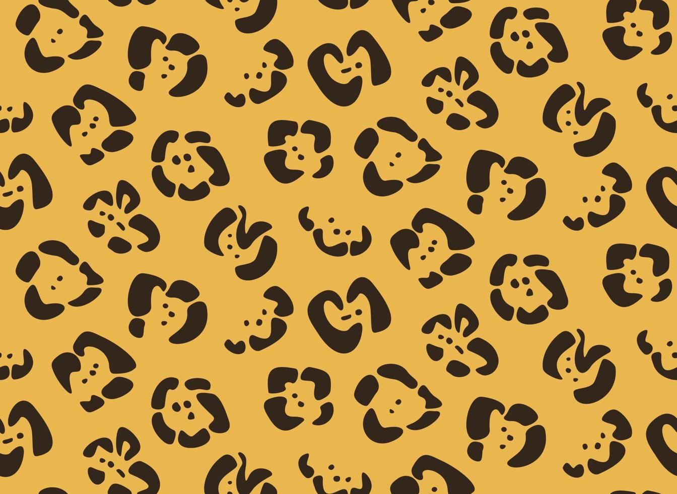 Jaguar seamless pattern. vector