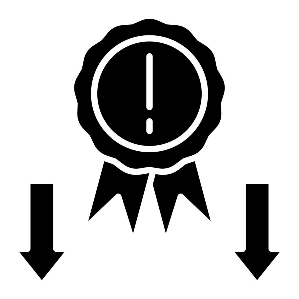 Reputational Risk vector icon