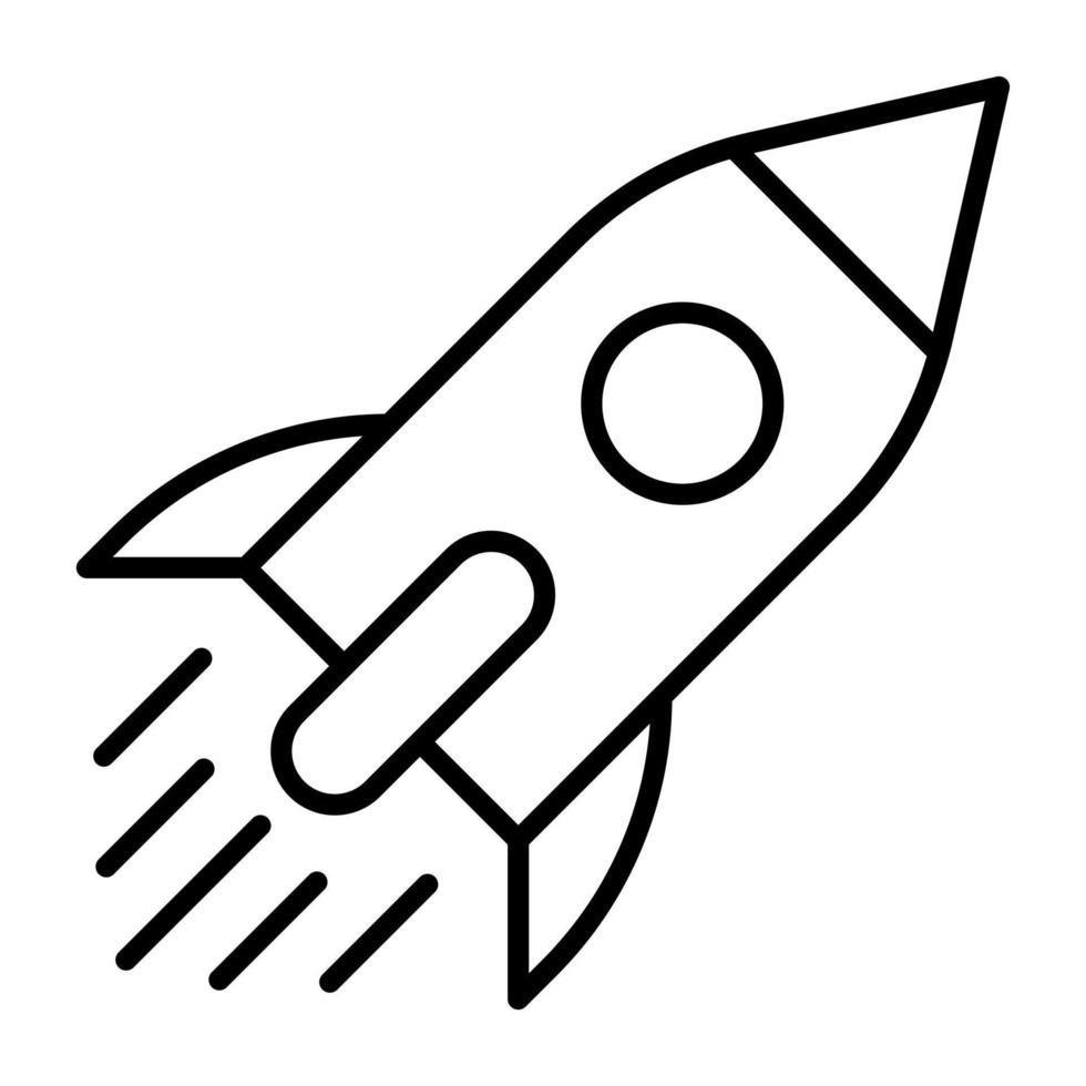 Rocket vector icon