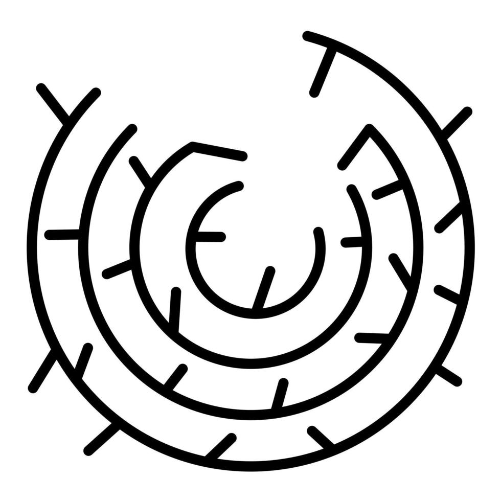 Tumbleweed vector icon