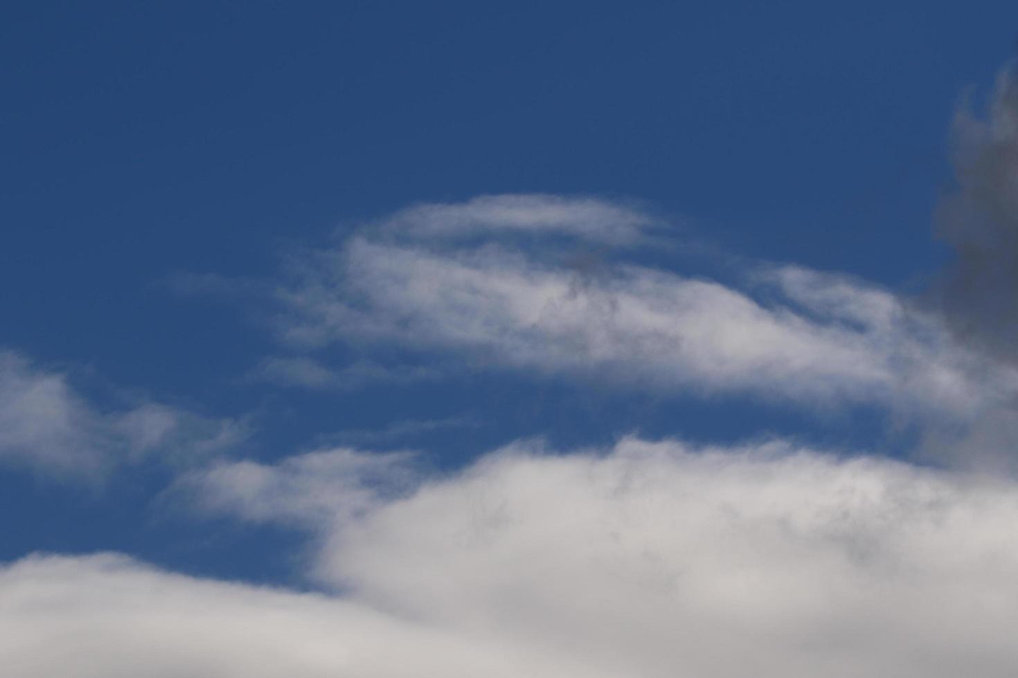 Stormy weather and dark clouds photo
