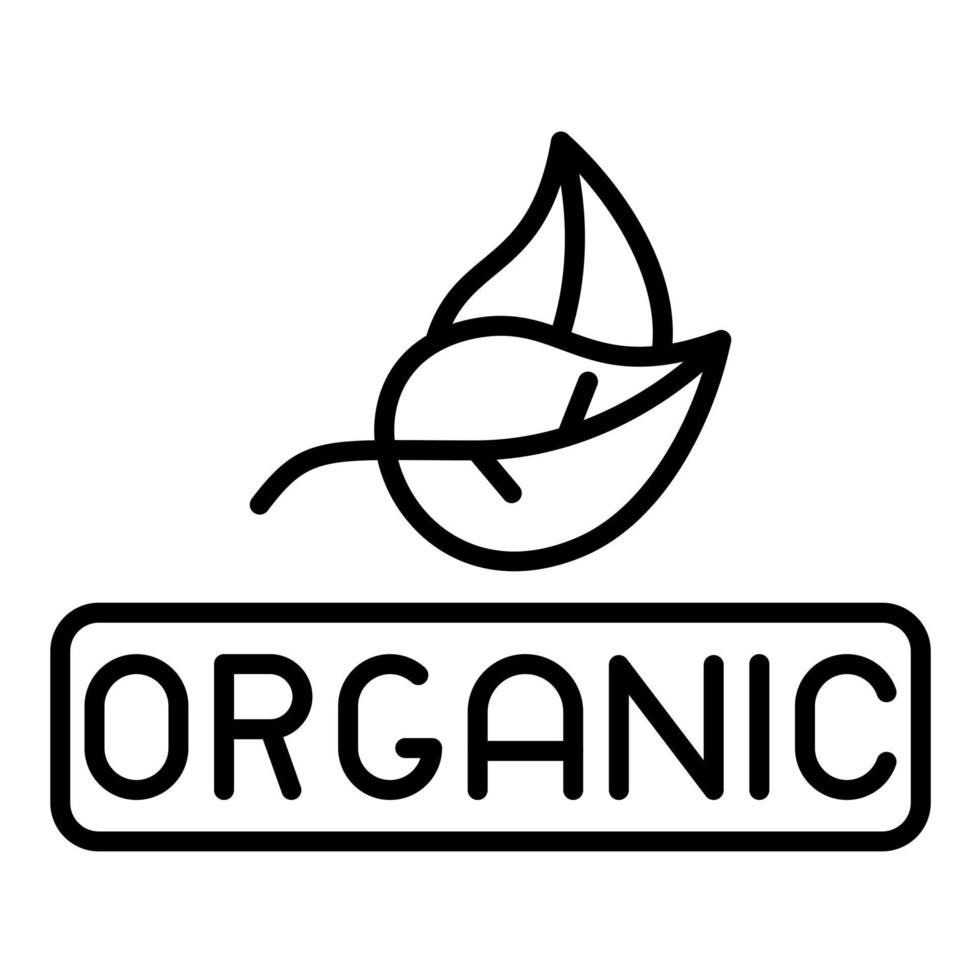 orgánico producto vector icono