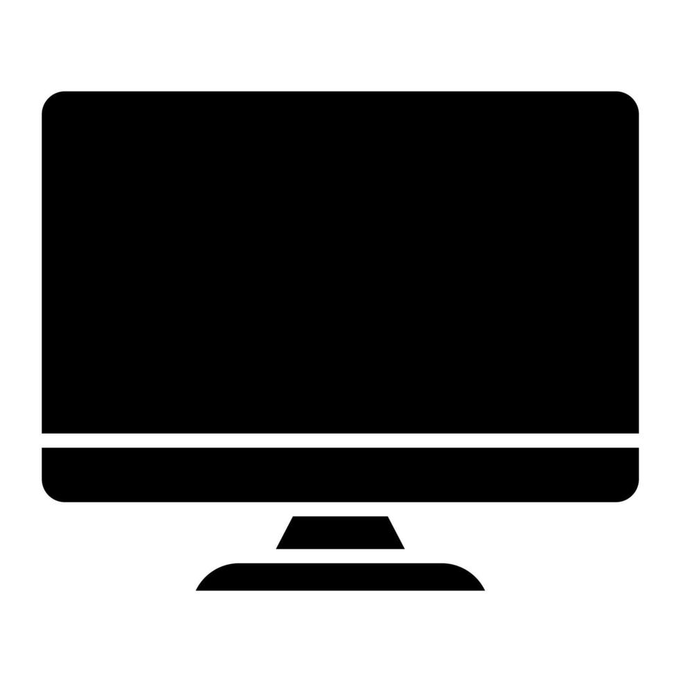 monitor de icono de vector