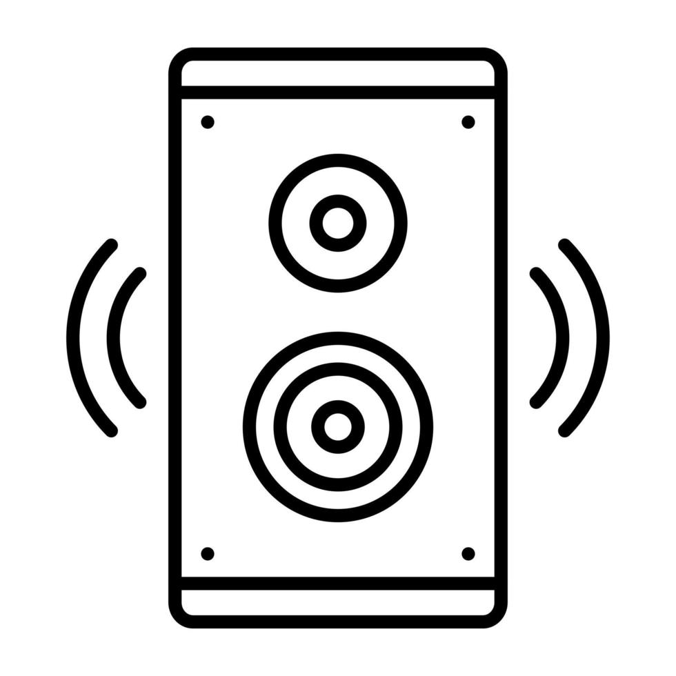 Sound System vector icon