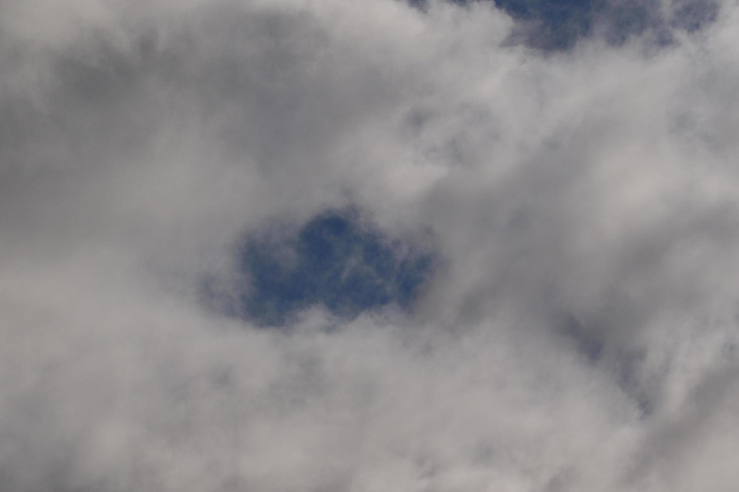 Stormy weather and dark clouds photo