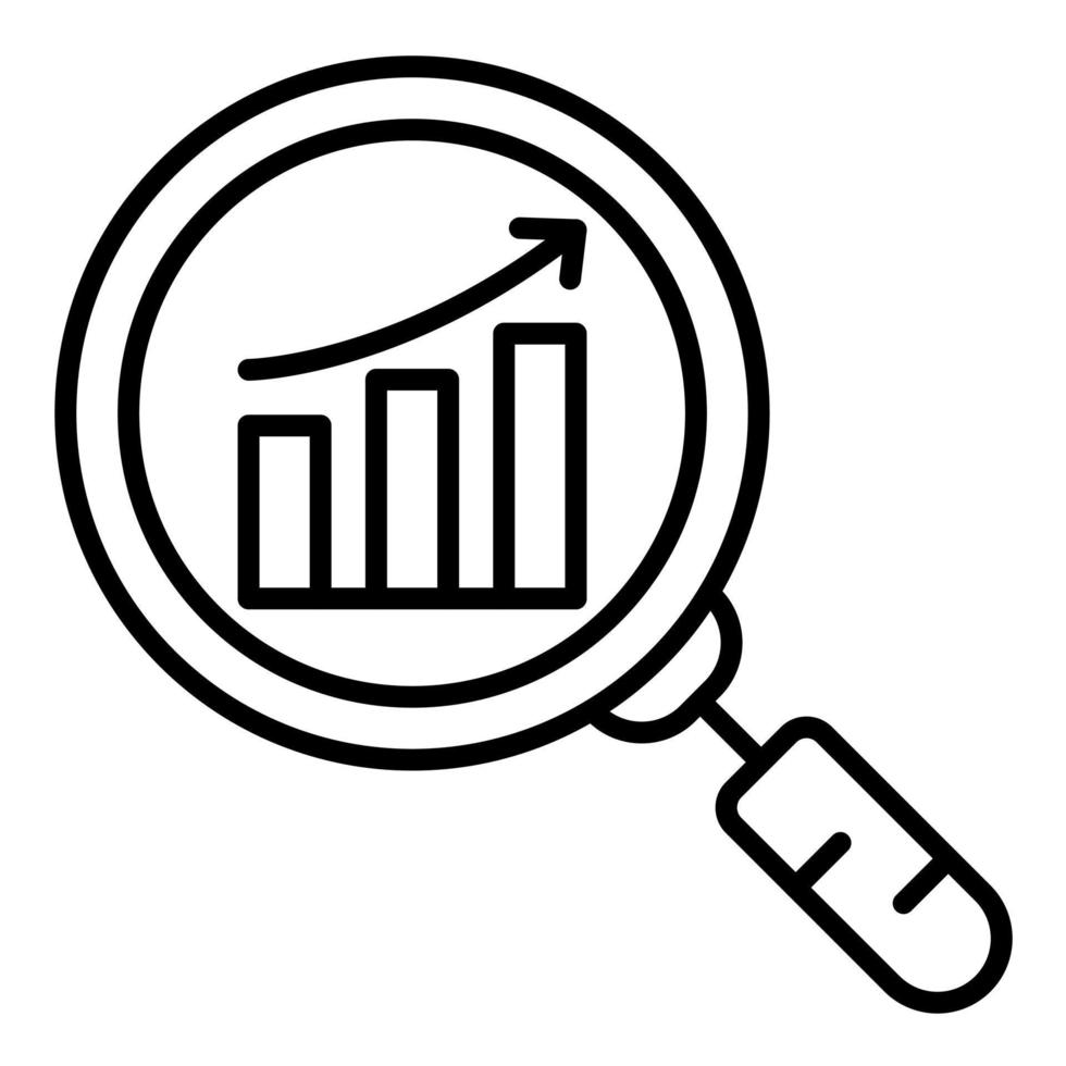 Trend Research vector icon