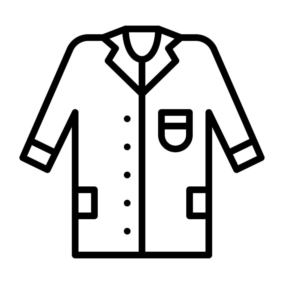 Lab Coat vector icon 21730330 Vector Art at Vecteezy