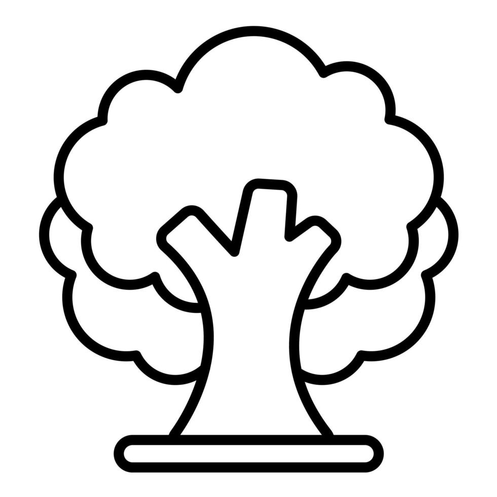 icono de vector de árbol