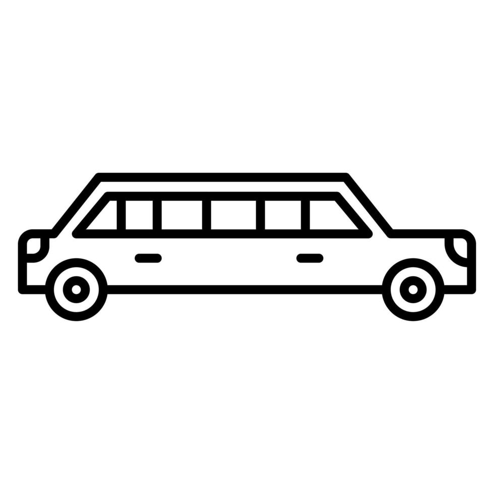 Limousine vector icon