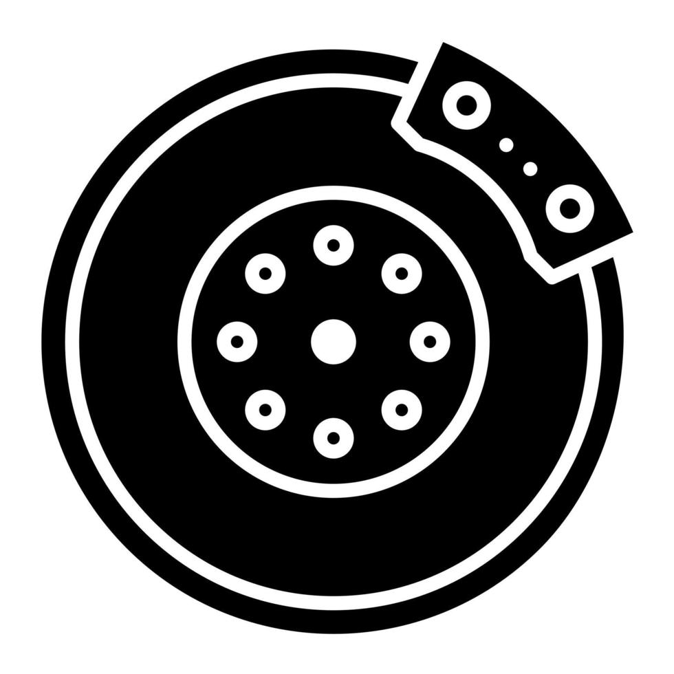 Brake Disc vector icon
